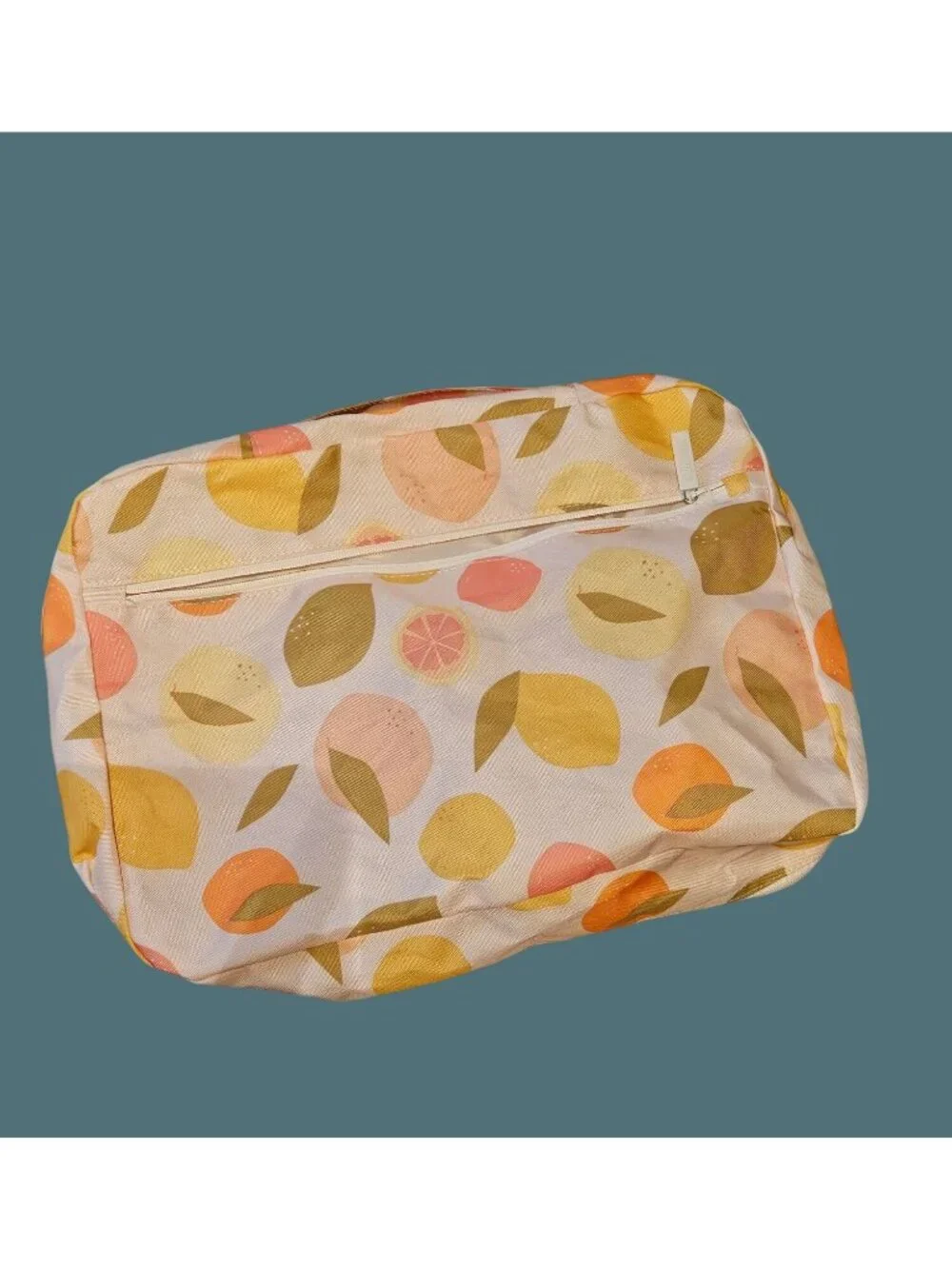 Calpak 2 Zip Around Packing Cube Organizers -Citrus Fruit Pattern